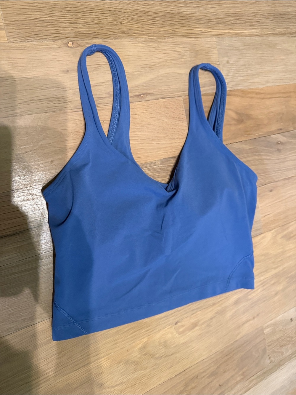 Lululemon Blue Cropped Tank Top